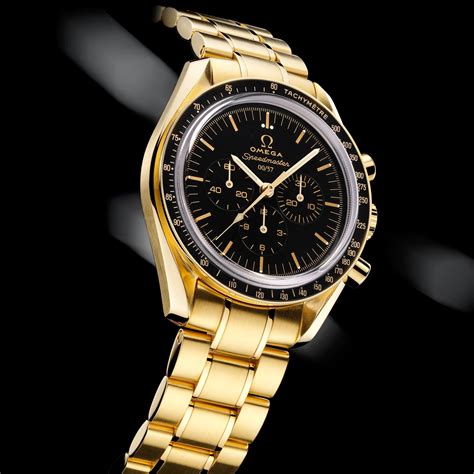 omega speedmaster automatic oro|Omega Speedmaster models by year.